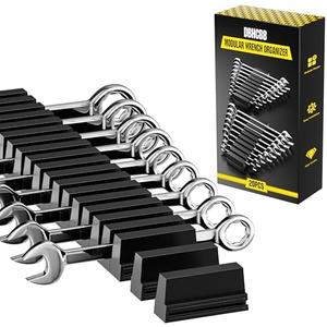 Modular Wrench Organizer, Customizable Organizer Set for Tool Box, Wrench Holder for Tool Drawer Storage or Workshop, 40 PCS Modular Wrench Organizer, Customizable Organizer Set for Tool Box, Wrench Holder for Tool Drawer Storage or Workshop, 40 PCS