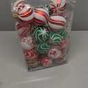 30ct Christmas Balls Ornaments- 2.36 Shatterproof Balls Ornaments for Xmas Tree Decorations, Hanging Ball Red and Green Christmas Ball Ornament Set for Holiday Party Decoration (2)