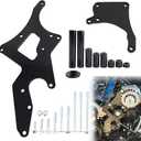 RiAiCiING LS Serpentine Alternator Power Steering Pump Bracket Kit