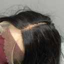 Glueless Wig Side Part Body Wave Hair Synthetic Lace Front Wigs wear and go Natural Black Hair 13x4x1 HD Lace Front Wig -24inch (1B)