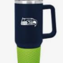 logobrands Seattle Seahawks 40oz. Travel Tumbler with Handle