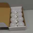 8 Pack G25 Vanity Light Bulb, LED Globe Bulbs for Bathroom Vanity Mirror, 60W Light Bulbs Equivalent, Brightness 5000K Daylight E26 Base Bulb, 6W LED for Round Makeup Mirror Lighting Non Dimmable