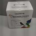 Smart Bird Feeder with Camera Solar Powered 2K HD Video, 10,000+ Species AI Recognition, Real-Time App Alerts, and Weatherproof Design for Effortless Birdwatching, Gift for Bird Lovers, Green Brown