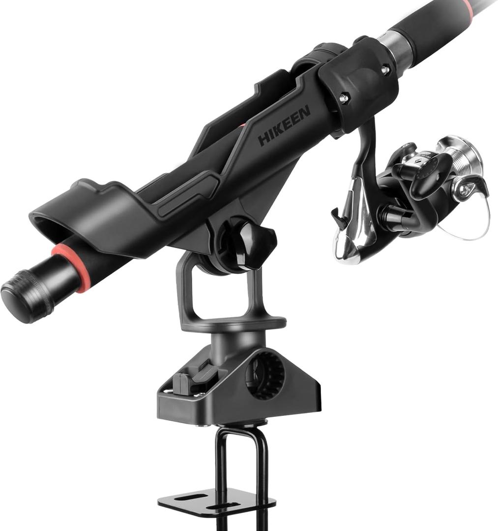 Fishing Rod Holder for Bank Fishing, Fishing Pole Holders for Ground Beach , Bank Fishing Rod Rack Stand, 360 Degree Adjustable Rod Holder