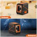 Laser Level with Tripod, 100 feet Green Cross Line Self Rotary Leveling Laser Level, Vertical and Horizontal Line, Rotatable 360 Degree, Manual Self leveling and Pulse Mode,IP54 Waterproof & Battery
