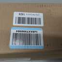 No Drill L-Shaped Vinyl Cordless Mini Blinds,White,28.5" Wx 36" H
