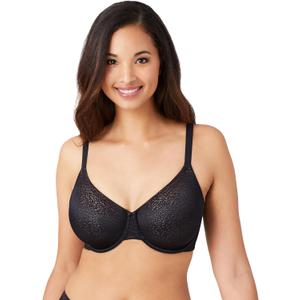 Wacoal Women's Back Appeal Underwire Bra (36DDD, Black)