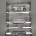 LARGER Compartment - Stackable Water Bottle Organizer Holder - for Stanley & Others' Large Tumbler - Clear Wine Rack, Cup Bottle Holder for Cabinet Home Countertop Fridge Pantry Shelf, 3 Tier Hold 9