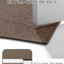 chakme Bathroom Rugs Mat U-Shaped 24x17, Ultra Thin Non Slip Bath Mat Small Quick Dry Absorbent Bath Mat for Bathroom Floor, (Coffee, U-24"x17")