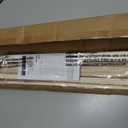 LazBlinds No Drill Blinds for Indoor Windows, Cordless 1" Vinyl Mini Blinds, Privacy S-Curve Blinds for Windows, Room Darkening Horizontal Window Blinds and Shades for Home, 28" W x 48" H, Beige