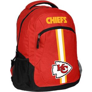 FOCO Kansas City Chiefs NFL Action Backpack (One Size, Team Color)