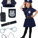 Morph Kids Girls Police Costume - Police Officer Costume M
