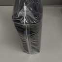 Dog Food Mat - Silicone Dog Mat for Food and Water - 36" x 24" Large Pet Feeding Mats with Residue Collection Pocket - Waterproof Cat Bowl Mat with High Edges to Prevent Water Food Spills (Black)