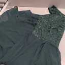 BeryLove Sequin Wedding Guest Formal Cocktail Dresses Prom Party Lace High Low Bridesmaid Elegant Dress (X-Large)