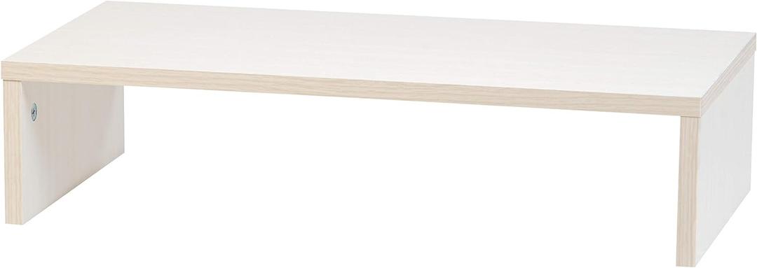 IRIS USA 1-Tier Multi-Purpose PC Monitor Organizer Stand, Stackable Ergonomic Desktop and Countertop Riser for Computer Laptop TV Shoes Kitchen Pantry and Closet Organization, White IRIS USA 1-Tier Multi-Purpose PC Monitor Organizer Stand, Stackable Ergonomic Desktop and Countertop Riser for Computer Laptop TV Shoes Kitchen Pantry and Closet Organization, White