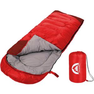 SWTMERRY Sleeping Bag 3 Seasons (Summer, Spring, Fall) Warm & Cool Weather - Lightweight,Waterproof Indoor & Outdoor Use for Kids, Teens & Adults for Hiking and Camping