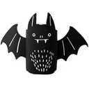 FUN LAVIE 6 Pack Halloween Bat Can Coolers Sleeves Neoprene Can sleeve Beer Drink Coolies for Halloween Holiday Party Decorations Supplies