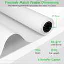4 x Marspark 4 Rolls 20lb Uncoated Inkjet Bond Paper 30" x 150' 2" Core 80 GSM Ideal for General Purpose Compatible with Most Black and White Inkjet Printers Pen Plotting