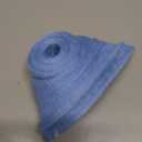 Blue Burlap Ribbon 1/2 inch X 10 Yard Natural Linen Woven Wired Ribbons DIY Handmade Edging Production Wreath Holiday Decoration Gift Ribbon for Gift Wrapping Blue Ribbons