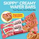 SKIPPY P.B. & Jelly Wafer Bars, Strawberry Jelly Flavor, Real Fruit & Oats, 6 Individually Wrapped Bars (7.8 oz)