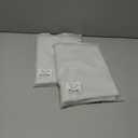 2 x MIULEE Blackout Valance Rod Pocket Thermal Insulated Window Treatment Tiers Solid Short Curtain for Small Window Bedroom 52 x 18 Inches 1 Panel Greyish White