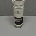 STANLEY Travel Mug with Integrated French Press 16 oz | 5 Minute Brew, 4 Hours Hot, Leakproof Lid | Mesh Filter for Coffee Grounds | Insulated Stainless Steel Coffee Maker | BPA-Free | Cream Gloss