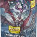 Dragon Shield | Matte Dual Standard Size Card Sleeves | 25th Special Edition | 100 - Smooth & Tough Premium TCG Sleeves - Compatible with Pokemon, One Piece & Magic The Gathering | Blue/Silver