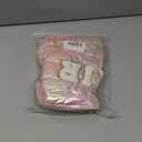 Hiroyuki Iridescent Makeup Bag, 14 inches Cosmetic Bag, Large Capacity Travel-Friendly Pouch (plain, pink)