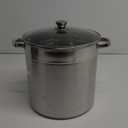 T-fal Specialty Stainless Steel Stockpot 12 Quart Oven Safe 350F Pots and Pans, Cookware Silver