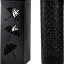 2 Pack Umbrella Stands, Metal Umbrella Holder for Entryway,Square Umbrella Rack Organizer Freestanding for Umbrellas,Walking Cane,Wrapping Paper,Hiking Poles