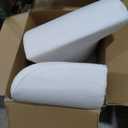 Christopher Knight Home Sabbo 87.50" Boucle Upholstered Couch, Oversized 2 Seater Sofa, Curved Soft Seating Lounge Sofa Chair, Cozy Loveseat with Armrest, Reading Sofa for Living Room Home Rest, Beige (Boulce White)