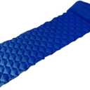 GaRcan Outdoor Camping Mattress Ultralight Portable Inflatable Sleeping Mat Damp Proof Pad (Blue)