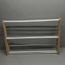 Household Essentials 5001 Collapsible Folding Wooden Clothes Drying Rack For Laundry | Pre Assembled