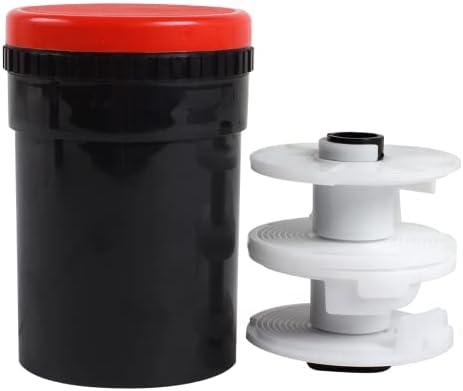 Universal Compact Developing Tank 2 Spiral Reel for Processing 120 135 126 127 B/W Film Camera Film Processing Equipment