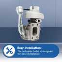 Silscvtt Turbocharger Turbo Charger Replacement for Cummins 4BT 3.9L Diesel 3592015 3800709