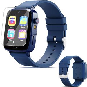 Smart Watch for Kids with 26 Puzzle Games, HD Touch Screen Kids Watch, Camera, Music Player, Alarm Clock, Calculator, Pedometer, Learn Card  12/24hr Toys for Age 312 Year Old, Birthday Gift for Boys