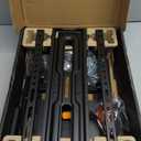 Perlegear Full Motion TV Mount for 32-69 Inch TVs up to 99 lbs, Max VESA 400x400mm, Fits 16/12 Wood Studs, Height Adjustable Pre-Assembled TV Wall Mount, Tool-Free Tilt, Swivel & Extension, PGMF21.