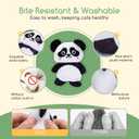 Nobleza Catnip Toys, 5Pcs Cat Chew Toys for Indoor Cats Clearance, Cute Animal Shapes Plush Kitty Teething Toys with Crinkle Paper for Pet Birthday, Interactive Kitten Kicker Toy with Organic Cat Nip (Colorful)