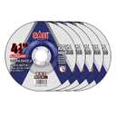 SALI 10 Pack 4-1/ 2 Inch Grinding Wheels for General Purpose Metal & Stainless Steel, Aluminum Oxide Grinding Disc for Angle Grinder, Depressed Center 4.5" * 1/ 4" * 7/ 8"(115 * 6.0 * 22.2 mm)