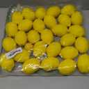 Winlyn 30 Pack Faux Yellow Lemons Artificial Fruits Fake Lemons Lifelike Simulation for Lemonade Party Kitchen Table Summer Decorations Vase Fillers Fruit Bowl Lemon Wreath Garland Photography Props