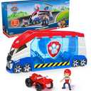 Paw Patrol, Transforming PAW Patroller with Vehicle Launchers, Lights & Sounds, Ryder Action Figure & ATV Toy Car, Kids Toys for Boys & Girls Ages 3+