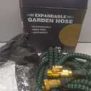 Expandable Garden Hose - 50 ft Expanding Water Garden Hoses, No Kink Lightweight Flexible Hose with 3/4" Solid Fittings and 4-Layer Latex Cores - 50ft Retractable Stretch Car Washing Pipes
