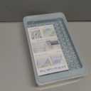 WIBIMEN Mini Ice Cube Trays, 0.55 Tiny Pebble Ice for Iced Coffee & Cocktails, Fast Chill, Easy Twist Release, Stackable with Lid & Storage Bin (2 Pack, Blue)