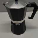 Primula Classic Stovetop Espresso and Coffee Maker, Moka Pot for Italian and Cuban Caf Brewing, Greca Coffee Maker, Cafeteras, 6 Espresso Cups, Black