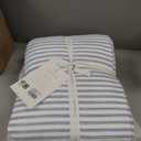 Queen Quilt Set, Reversible Cotton Bedding with Matching Shams, All Season Home Decor (Double Stuff Blue, Queen)