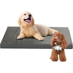 Outdoor Dog Bed - 22.8 X 16.9 X 2.8 Inch Flannel Mattress,Pet Crate Mat - for Indoor All Seasons Travel Camping Toilet Training Nursing Cats