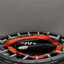 KENSONE 40"/48" Foldable Mini Trampoline, Indoor Trampoline for Kids, Adults Indoor/Garden Workout, Fitness Rebounder with Adjustable Foam Handle, Max Load 330/450 lbs (Black)