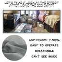 Dorm Room Bed Skirt Twin-XL, Drop 32/35 Inches Breathable and Skin-Friendly, Three-Sided Skirt and No See-Through, Lightweight and Easy to Use (Light Gray, Twin-XL 42" Drop)