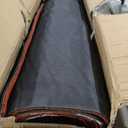 TUBAGOU Heavy-Duty Baseball Batting Hitting Mat 12' x 6' Baseball Softball Turf Training Mat Regulation Size with Home Plate Non-Slip Bottom Thickening Design Suitable for Indoor and Outdoor Use (Clay)