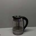 Chefman Electric Kettle with Temperature Control, 5 Presets LED Indicator Lights, Removable Tea Infuser, Glass Tea Kettle & Hot Water Boiler, 360 Swivel Base, BPA Free, Stainless Steel, 1.8 Liters